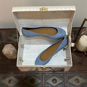 Coach Chelsea leather ballet flats